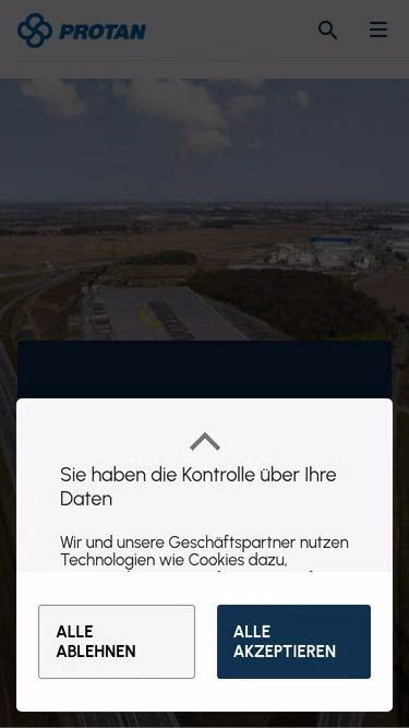 Screenshot of protan.de