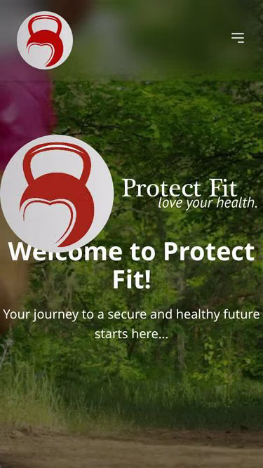 Screenshot of protect.fit