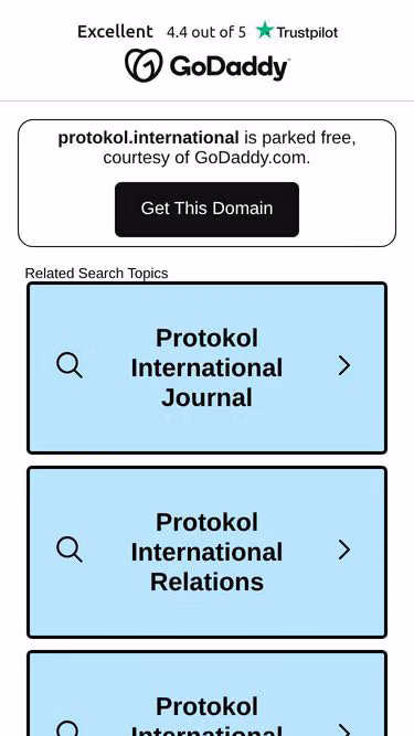 Screenshot of protokol.international