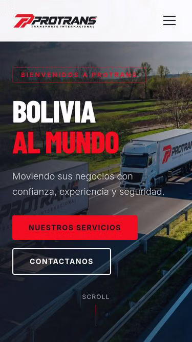 Screenshot of protrans.com.bo