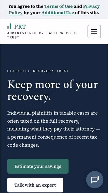 Screenshot of prt.tax