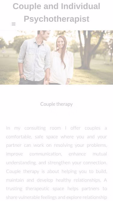 Screenshot of psychotherapy.london