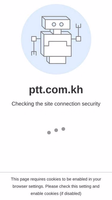 Screenshot of ptt.com.kh