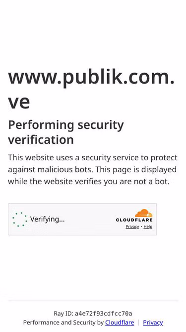 Screenshot of publik.com.ve