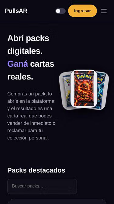 Screenshot of pulls.ar