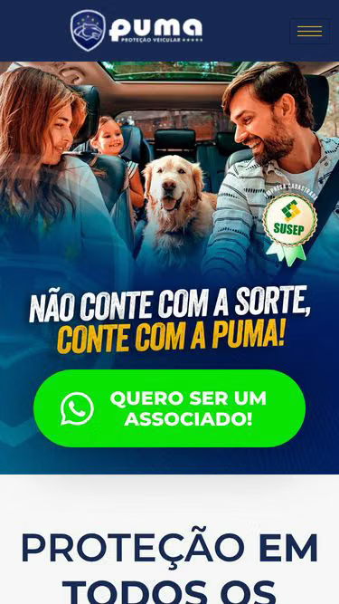 Screenshot of puma.org.br