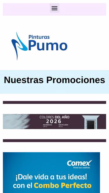Screenshot of pumo.com.mx