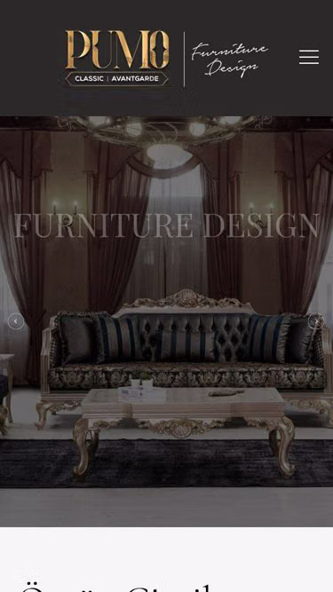 Screenshot of pumo.com.tr
