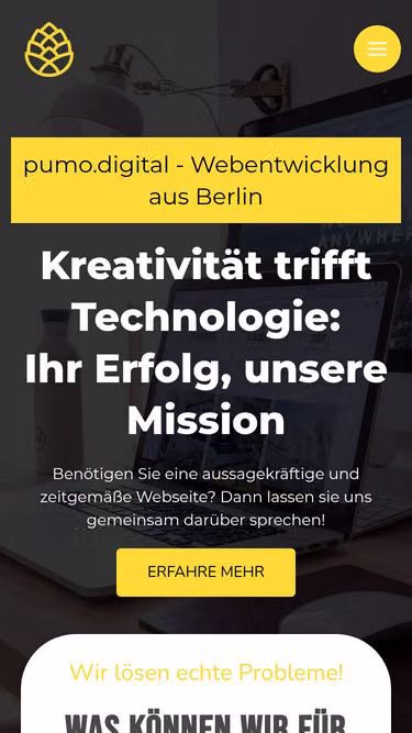 Screenshot of pumo.digital