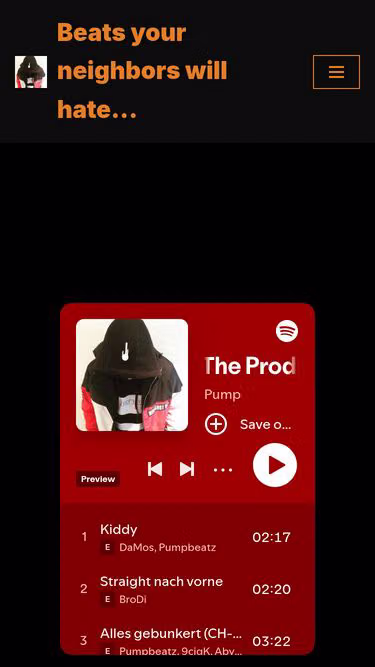 Screenshot of pump.ch