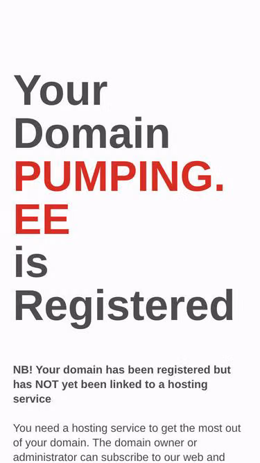 Screenshot of pumping.ee