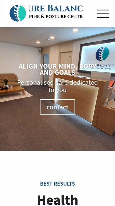 Screenshot of purebalance.co.kr