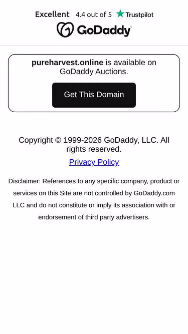 Screenshot of pureharvest.online