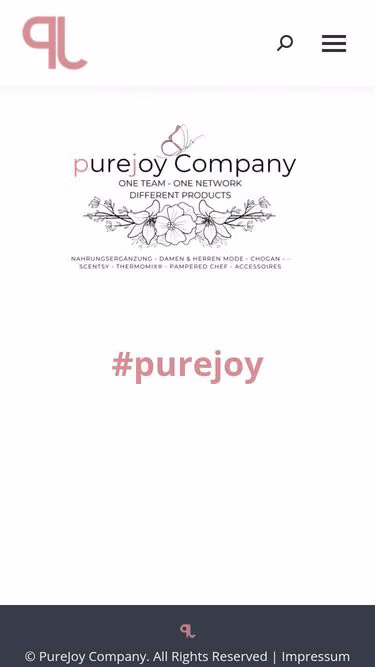Screenshot of purejoy.company