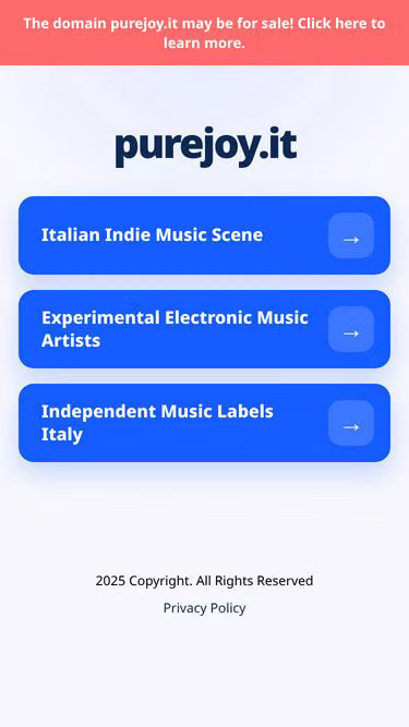 Screenshot of purejoy.it