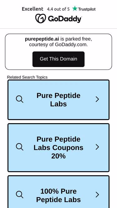 Screenshot of purepeptide.ai