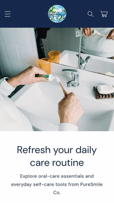 Screenshot of puresmile.online