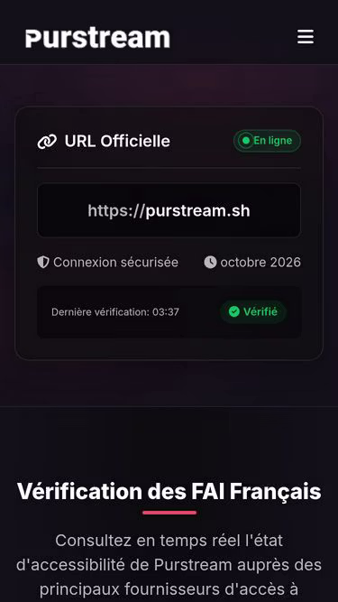 Screenshot of purstream.club