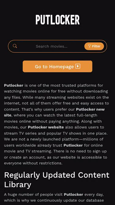 Screenshot of putlocker.study