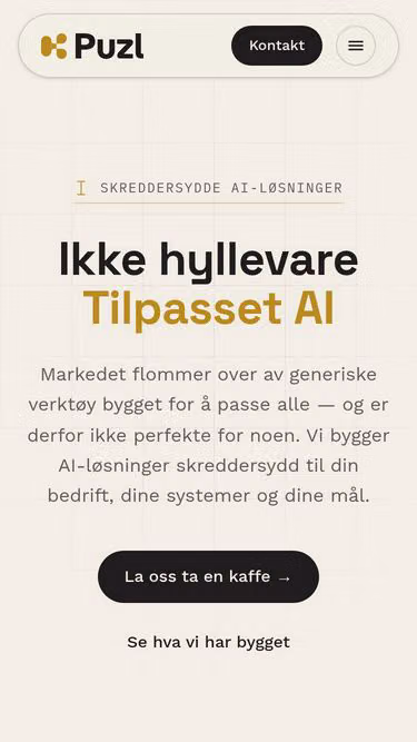 Screenshot of puzl.no