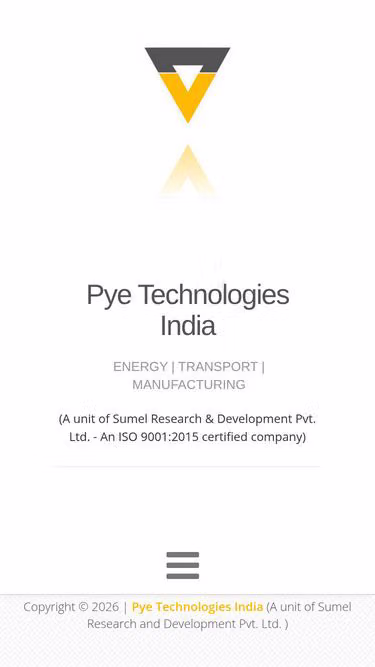 Screenshot of pye.tech