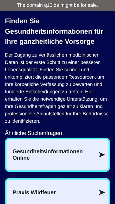 Screenshot of q10.de