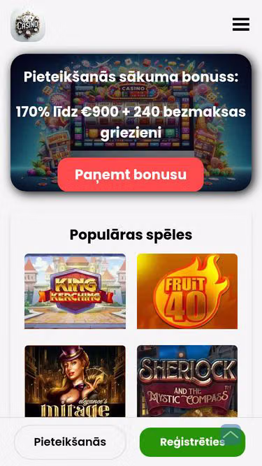 Screenshot of qbet.lv