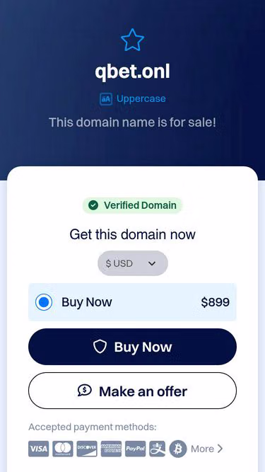 Screenshot of qbet.onl