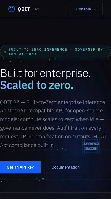 Screenshot of qbit.bz