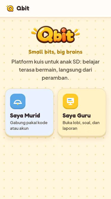 Screenshot of qbit.web.id