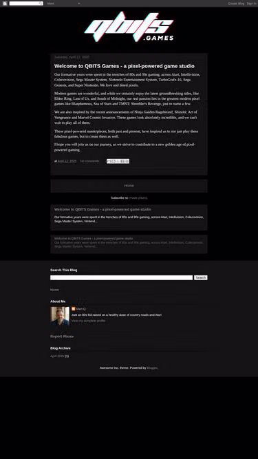 Screenshot of qbits.games