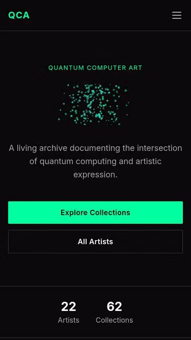 Screenshot of qca.art