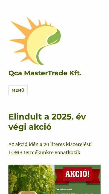 Screenshot of qca.hu