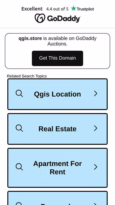 Screenshot of qgis.store