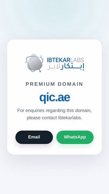 Screenshot of qic.ae