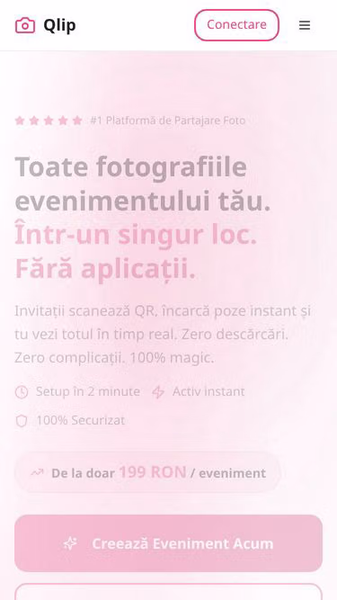 Screenshot of qlip.ro