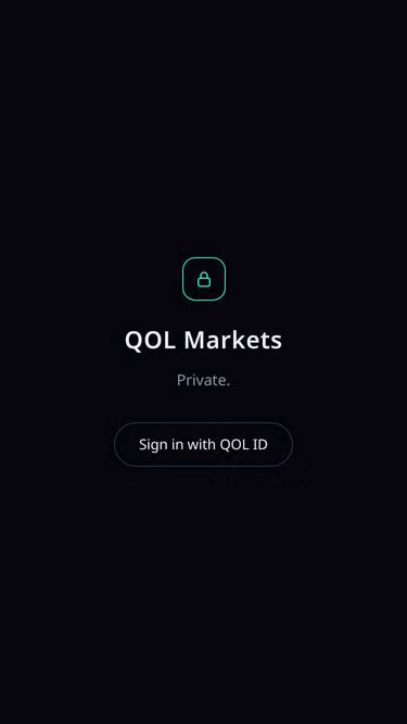 Screenshot of qol.markets