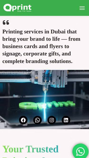 Screenshot of qprint.ae