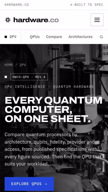 Screenshot of qpu.co