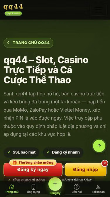 Screenshot of qq44.asia