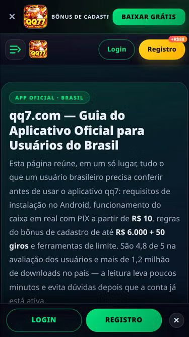 Screenshot of qq7.com.br
