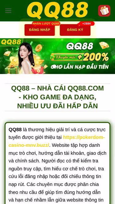 Screenshot of qq88.autos