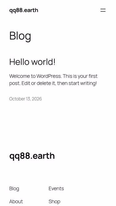 Screenshot of qq88.earth