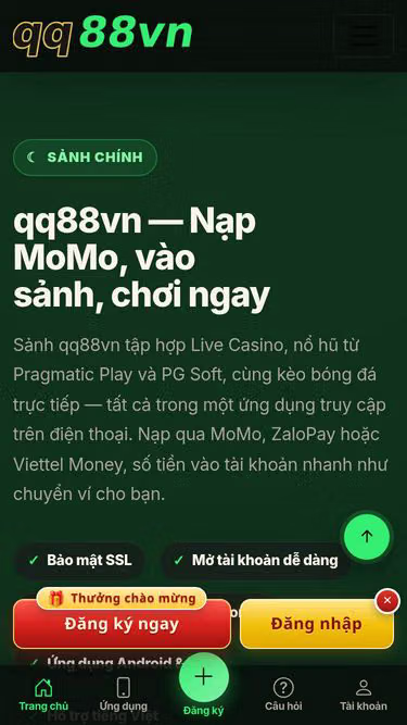 Screenshot of qq88vn.club