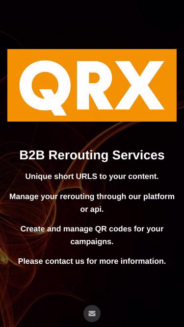Screenshot of qrx.be