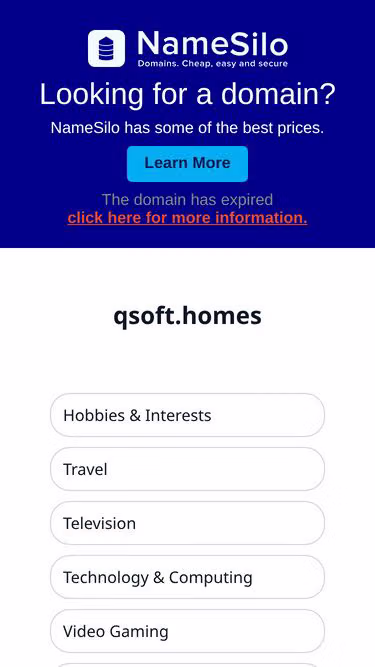 Screenshot of qsoft.homes