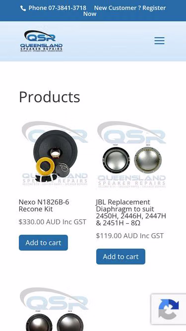 Screenshot of qsr.net.au