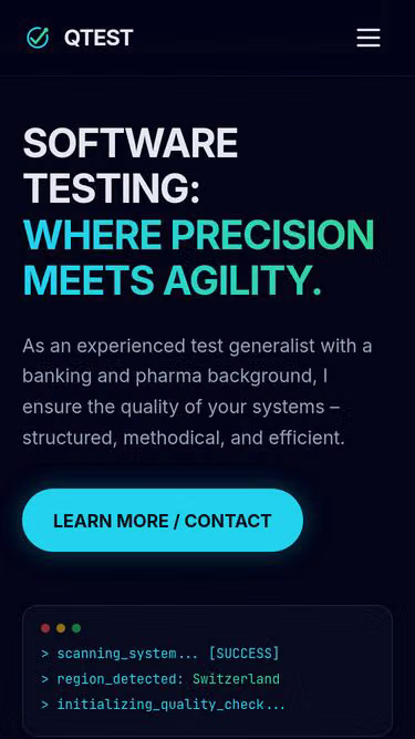 Screenshot of qtest.ch
