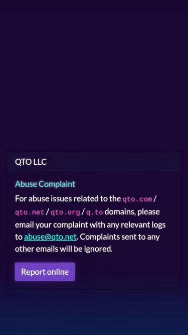 Screenshot of qto.chat