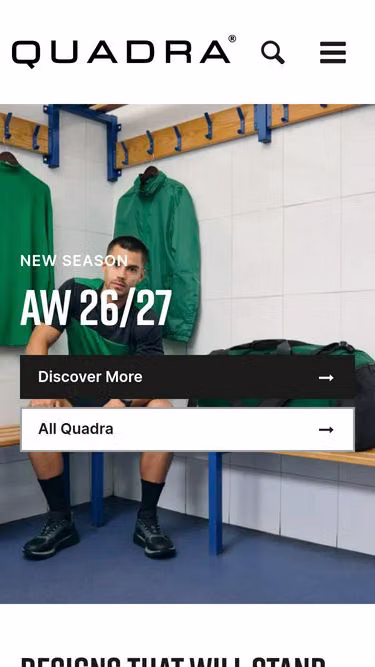 Screenshot of quadrabags.in